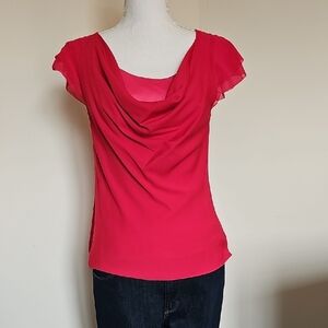 WHBM Elegant Fuscia Women's Top